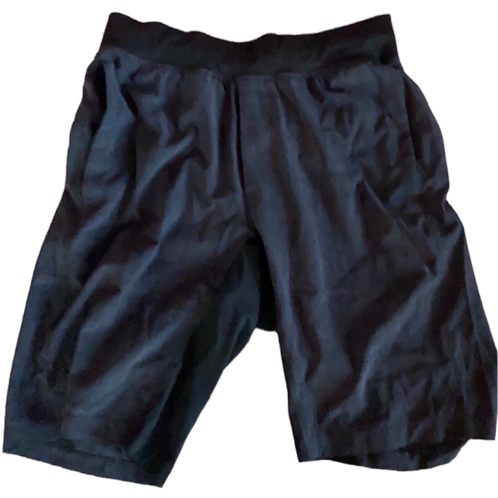 Men’s small black Lululemon The Big 11” shorts. Great shape, like new.